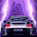 Porsche GT turbo d�marrant en trombe
